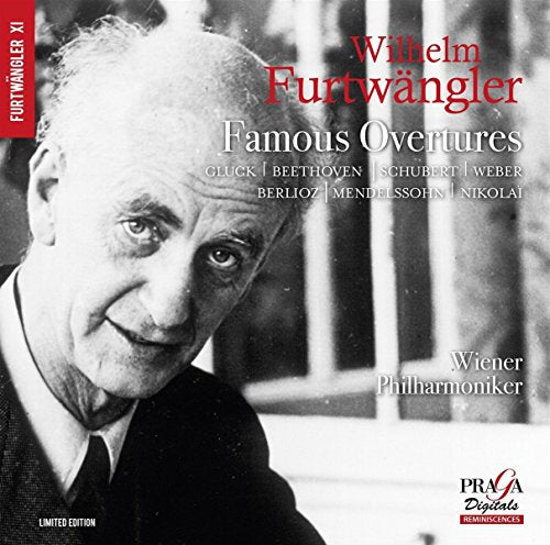 CD cover featuring a portrait of Wilhelm Furtwängler and text details.