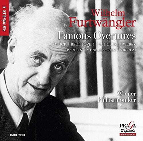 CD cover featuring a portrait of Wilhelm Furtwängler and text details.