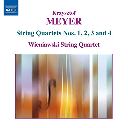 CD cover for Meyer String Quartets performed by Wieniawski Quartet.