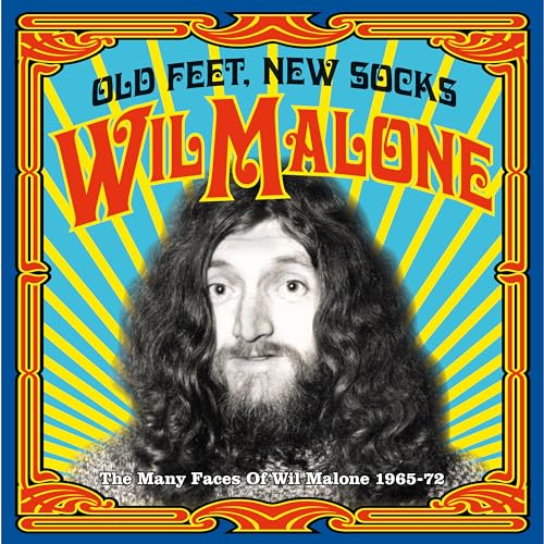 CD cover for Wil Malone’s “Old Feet, New Socks” featuring a portrait.