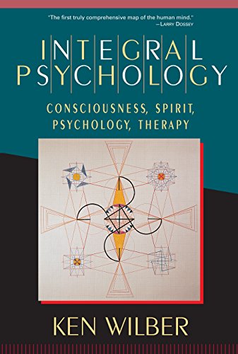 Book cover for "Integral Psychology" by Ken Wilber, with geometric design.