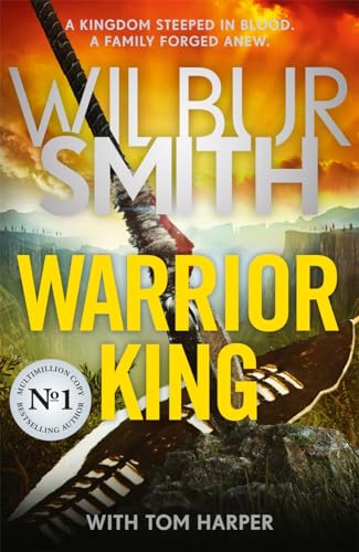 Book cover: warrior with sword against a fiery, mountainous landscape.