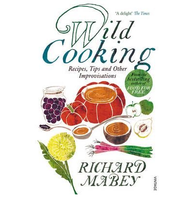 Book cover: “Wild Cooking” with illustrations of foraged foods and ingredients.