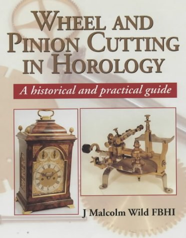 Book with horology tools, gears, and clock parts on the cover, likely with technical illustrations.