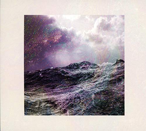 CD cover with stormy ocean waves meeting a starry, purple sky.