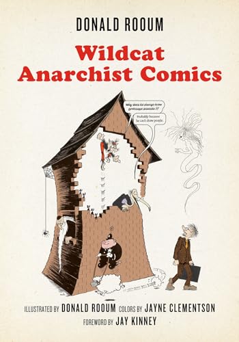 Book cover: "Wildcat Anarchist Comics" with cartoon illustration of figures.