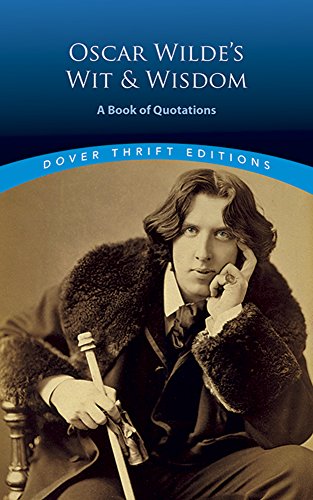 Book cover featuring a portrait of Oscar Wilde with the title and series name.
