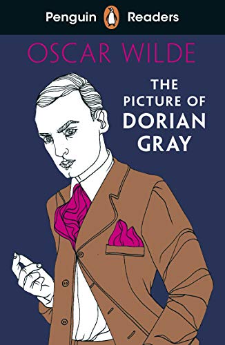 Penguin Readers book cover: "The Picture of Dorian Gray" with a sketched portrait.