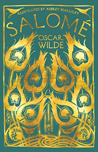 Gold Art Nouveau cover for “Salome” by Oscar Wilde.