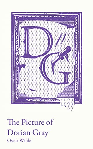 Book cover featuring a purple graphic of the letters DG and a dagger.