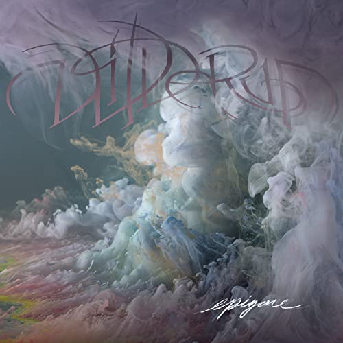 Album cover for Wilderun’s “Epigone” featuring swirling, abstract smoke imagery.