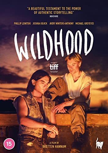 DVD cover for "Wildhood" featuring two young men in a rural setting.