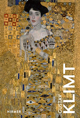 Golden portrait of a woman by Gustav Klimt, book cover.