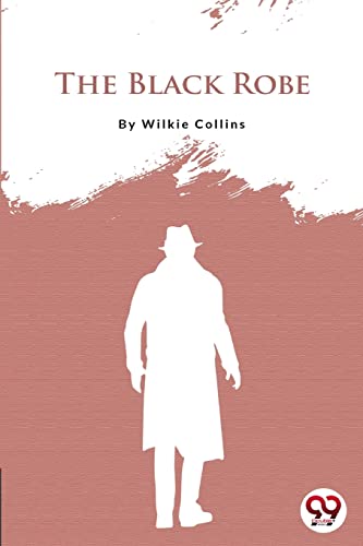 Book cover: "The Black Robe" with a silhouette of a man in a coat.