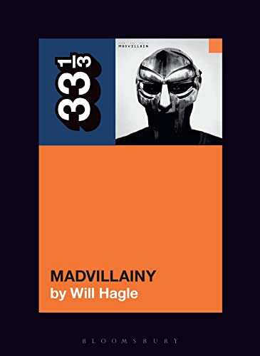 Book cover featuring the Madvillain metal mask icon, 33 1/3 branding, and orange background.