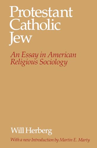 Book cover: "Protestant-Catholic-Jew" by Will Herberg, beige background.