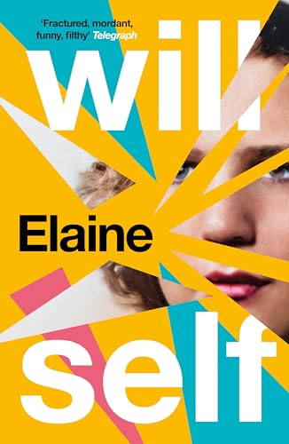 Book cover for Elaine by Will Self featuring a fragmented portrait of a woman.