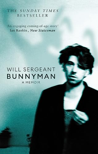 Book cover for "Bunnyman" memoir, featuring a portrait of a young man.