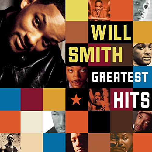 Will Smith Greatest Hits CD cover featuring a collage of portraits and yellow text.