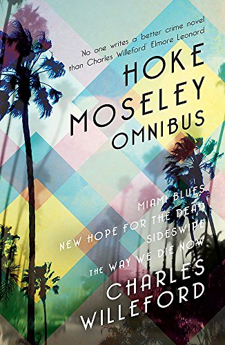 Book cover with palm trees, geometric patterns, and author name "Charles Willeford".