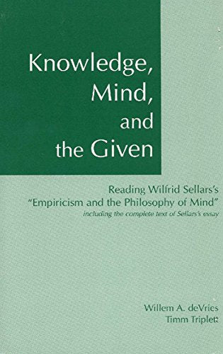 Book cover: "Knowledge, Mind, and the Given" by deVries and Triplett.