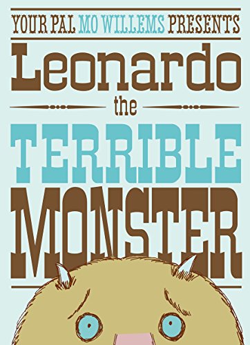 Book cover featuring a fuzzy, turquoise-eyed monster with small horns.