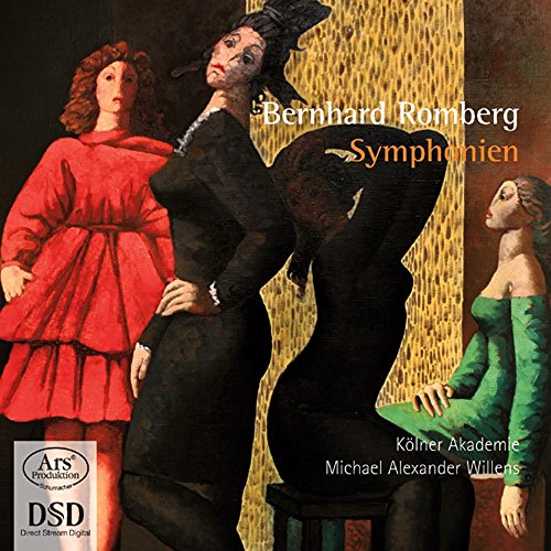 CD cover: Three figures in a stylized, dark and colorful painting.
