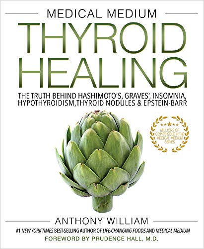 Book cover with green title, artichoke image, and author Anthony William.