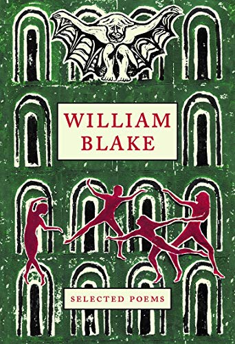 Green book cover with red figures and William Blake’s name.