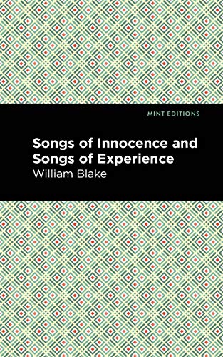 Book cover with geometric pattern and title “Songs of Innocence and Experience.”