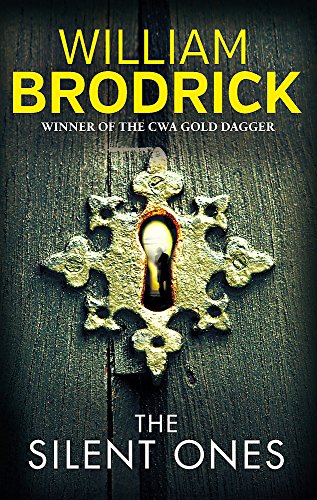 Book cover: dark wood door with ornate keyhole and silhouetted figure.