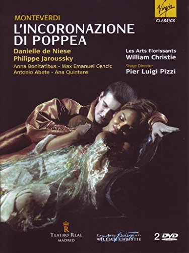 DVD cover featuring a man and woman embracing, with opera title and performers' names.