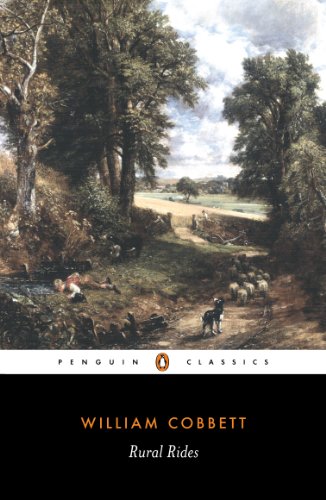 Book cover: “Rural Rides” by William Cobbett, featuring a pastoral landscape.
