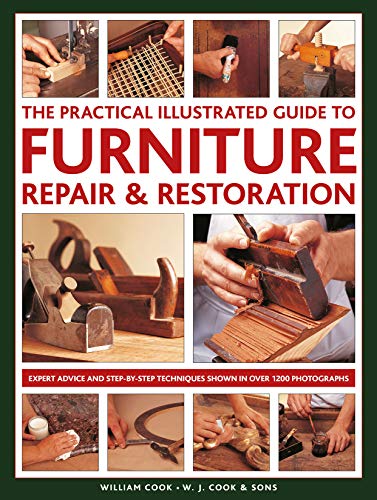 Book cover: furniture repair guide with hands-on restoration techniques shown.