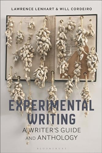 Book cover: "Experimental Writing" with hanging dried plants image.