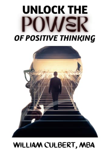 Book cover with a silhouette of a head and ascending stairs.