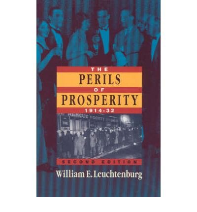 Book cover: "The Perils of Prosperity 1914-1932" with historical imagery.