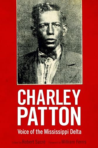 Book cover featuring a portrait of Charley Patton, blues musician.