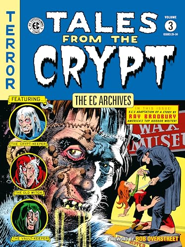 Vintage comic book cover for "Tales From The Crypt Volume 3," horror themed.