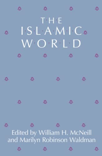 Book cover: "The Islamic World," light blue with floral patterns.