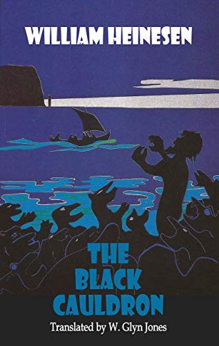 Book cover: dark silhouettes of figures and boats on blue waves.