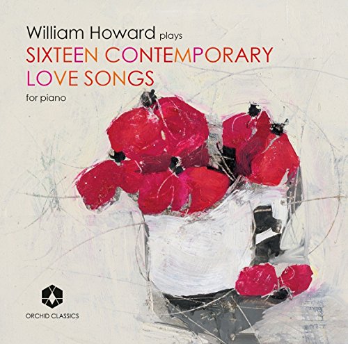 CD cover art featuring an abstract painting of red flowers in a white vase.