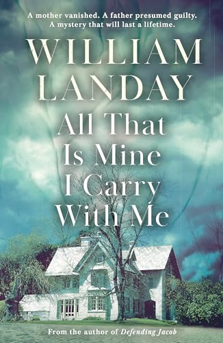 Book cover with a house silhouetted against a stormy, blue-toned sky.