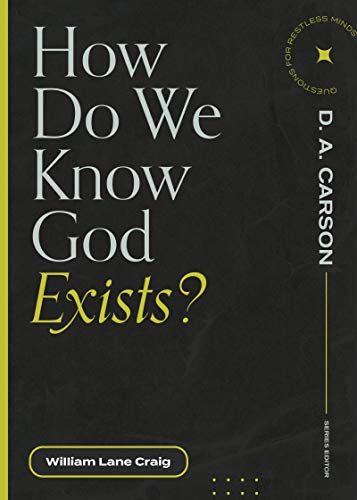 Book cover with title “How Do We Know God Exists?” in gold lettering.