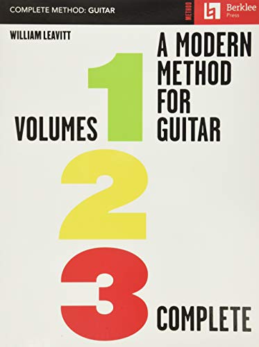 Book cover: "A Modern Method for Guitar: Volumes 1, 2, 3 Complete".