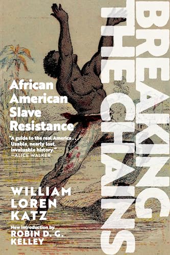 Book cover depicting a muscular Black man breaking chains, titled “Breaking the Chains.”