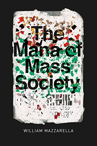 Book cover: "The Mana of Mass Society" with distressed, colorful design.
