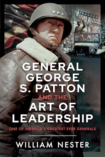 Book cover featuring General Patton in uniform with American flags.
