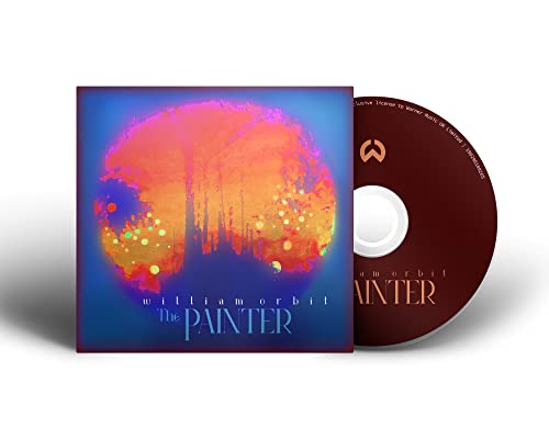 CD case for William Orbit’s “The Painter” with abstract colorful artwork.
