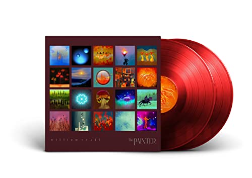 William Orbit’s “The Painter” vinyl record with colorful album art and red disc.